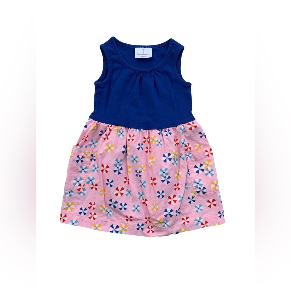 Hanna Andersson Size 90, 3T, Colorful Pinwheel Tank Dress